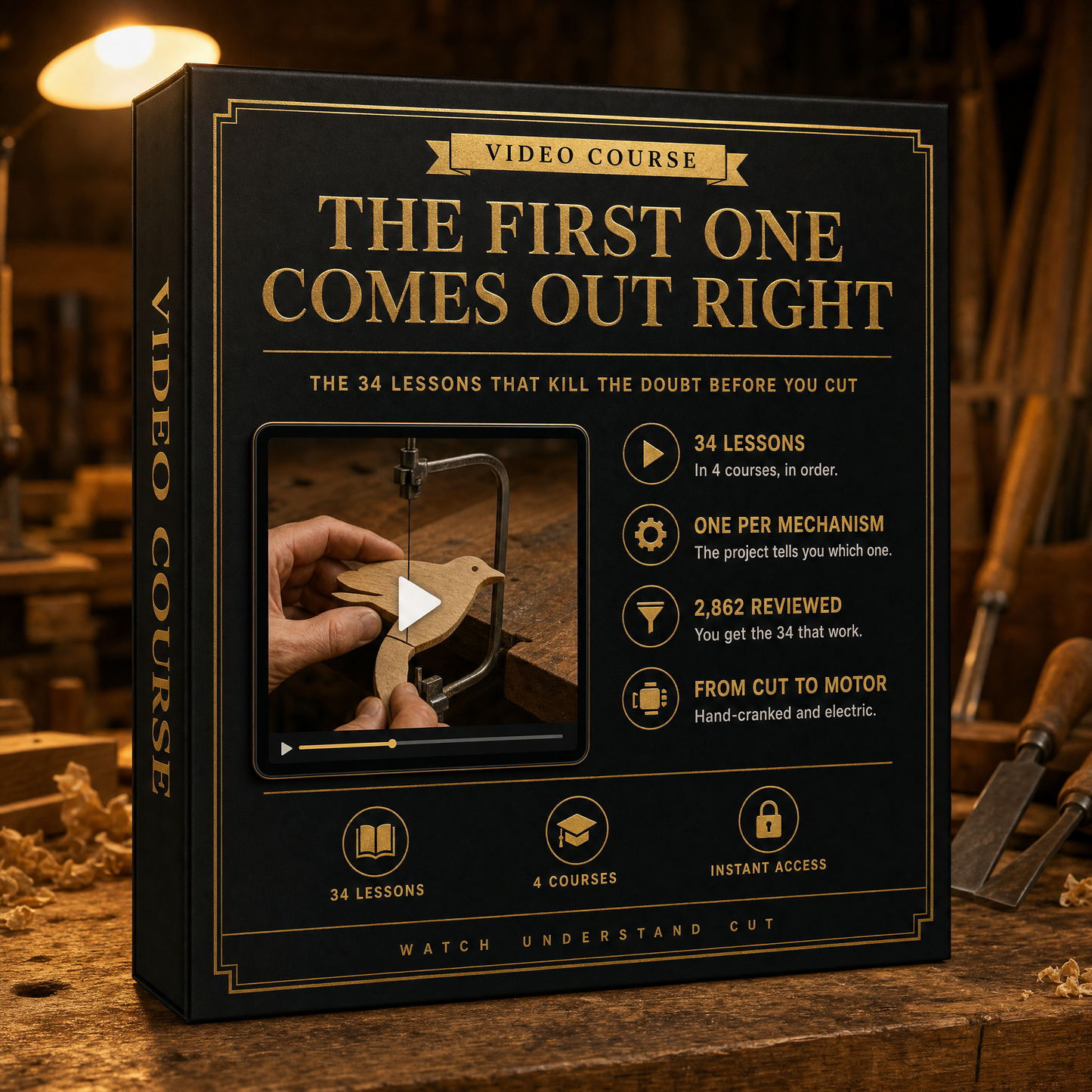MOVENTIA™ The Part the Plans Don't Show — 34 Video Lessons, First Cut to Motor