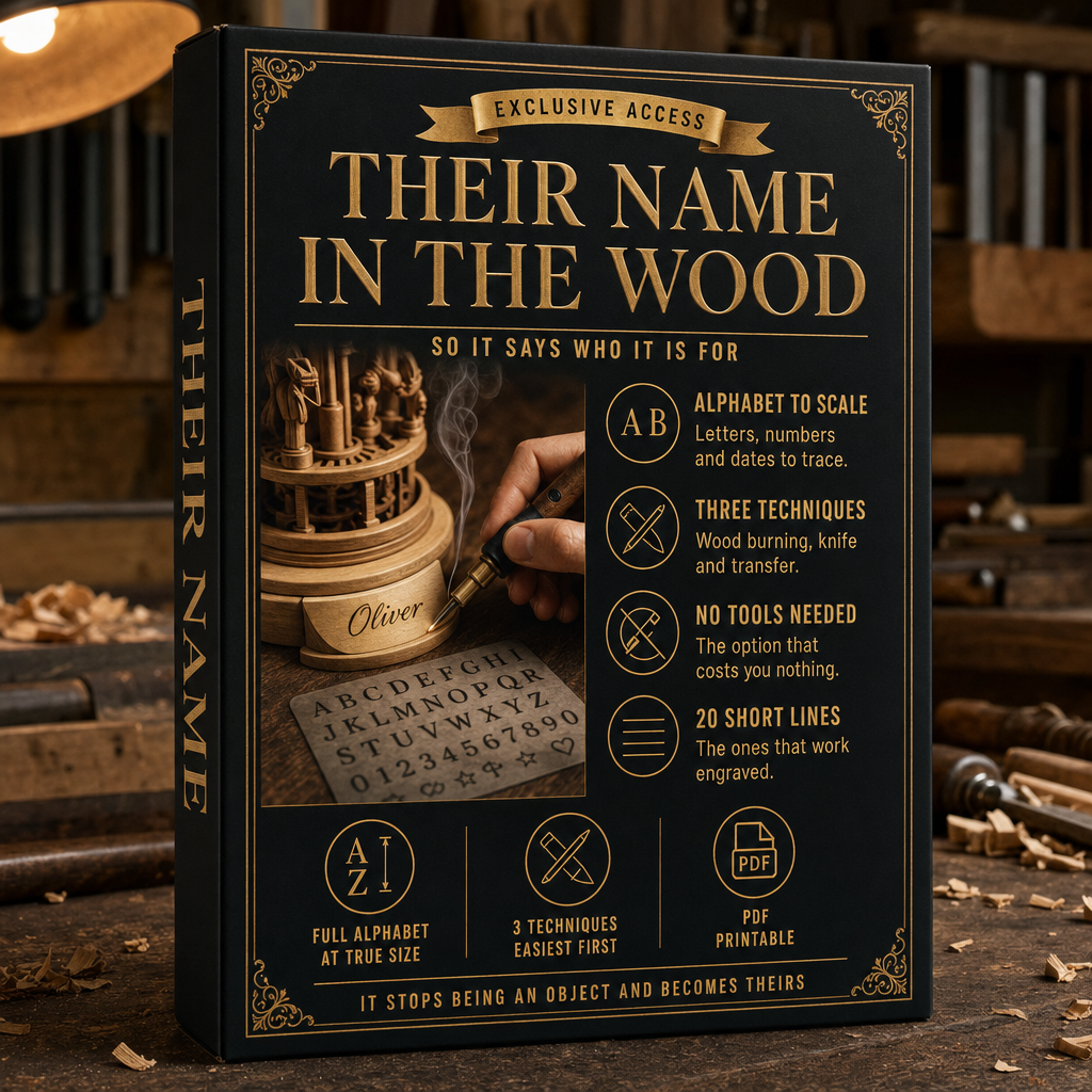 MOVENTIA Their Name in the Wood — so the gift says who it's for